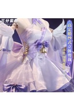1/3 Delusion Honkai Star Rail Elysia Wedding Dress Cosplay Costume